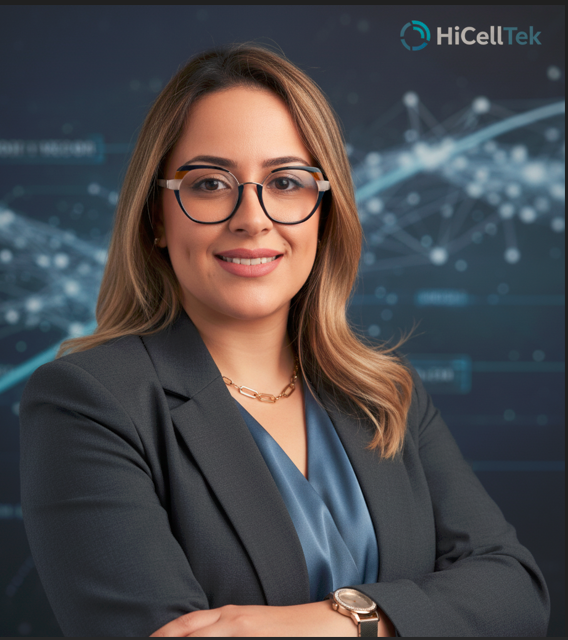 Takwa Sebai, fundadora y CEO de HiCellTek